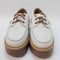 Womens Timberland Stone Street Boat Shoes White Full Grain Uk Size 4