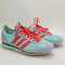 Womens Adidas Sl 72 Semi Flash Aqua Bright Red Clear Sky Uk Size 4