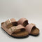 Womens Birkenstock Arizona Two Strap Soft Pink Nubuck Uk Size 5.5