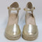 Womens Office Alex Closed Toe Espadrille Wedges Gold Leather