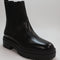 Womens Office Ace Cleat Sole Chelsea Boots Black Leather Uk Size 7