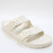 Odd sizes - Womens Birkenstock Arizona Two Strap Eggshell Eva Uk Sizes Right 7 EU 40/Left 5.5 EU 39