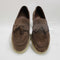 Womens OFFICE Fay Suede Tassel Loafer Brown Suede