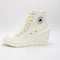 Converse Chuck 70 De Luxe Wedge Egret Black White