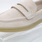Womens Office Fairbanks Gum Sole Loafers Beige Suede Uk Size 5
