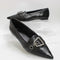 Womens Vagabond Shoemakers Hermine Buckle Point Shoes Black Leather