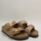 Womens Birkenstock Arizona Big Buckle Sandals Sandcastle Nubuck Uk Size 4.5
