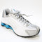 Nike Shox R4 Trainers Metallic Silver Blue Lagoon - UK Size 7