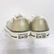 Converse All Star Low Trainers Metallic Light Gold Egret Black