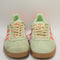 Womens Adidas Gazelle Trainers Semi Green Spark Solar Orange Gum Uk Size 6