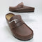 Womens BIRKENSTOCK Naples Wrapped Clogs Habanna Leather