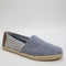 Odd Sizes - Mens Toms Alpargata Rope Navy Chambray Stripe - UK Sizes Right 9/Left 10