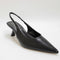 Womens Office Million Slingback Kitten Heels Black