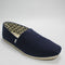 Odd Sizes - Mens Toms Toms Classic Alpargata Navy Recycled Cotton Canvas - UK Sizes Right 9/Left 8