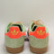 Womens Adidas Gazelle Trainers Semi Green Spark Solar Orange Gum Uk Size 6