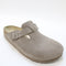 Womens Birkenstock Boston Clogs Gray Taupe Suede Uk Size 5.5 - OFFCUTS SHOES by OFFICE