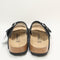 Womens Birkenstock Arizona Two Strap Suede Black Uk Size 7.5