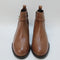 Womens Office Abloom Trim Detail Ankle Boots Tan Leather Uk Size 4
