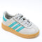 Kids adidas Handball Spezial Infant Trainers Grey Pure Teal Gum Uk Size 4 Infant