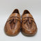 Mens Office Clapham Tassel Woven Loafers Tan Leather