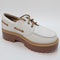 Womens Timberland Stone Street Boat Shoes White Full Grain Uk Size 4