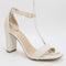 Womens Office Heart land  Two Part Sandals White