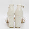 Womens Office Heart land  Two Part Sandals White