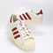 adidas Superstar II Trainers Off White Rust Red Warm Vanilla