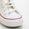 Odd Sizes - Converse All Star Low Leather Trainers Optical White - UK Sizes Right 4/Left 5