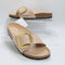 Womens BIRKENSTOCK Madrid Big Buckle High Shine Sandals New Beige