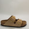 Womens Birkenstock Arizona Big Buckle Sandals Sandcastle Nubuck Uk Size 7