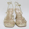 Womens Office Million Dollar Strappy Sandals Gold