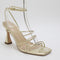 Womens Office Million Dollar Strappy Sandals Gold