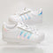 Kids adidas Superstar Infant Trainers White Halo Blue Metallic