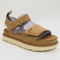 Womens UGG Goldenstar Sandals Chestnut