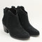 Womens Toms Constance Western Boots Black Suede Uk Size 4