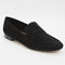 Womens Office Freedom Penny Loafers Black Nubuck
