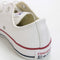 Odd Sizes - Converse All Star Low Leather Trainers Optical White - UK Sizes Right 4/Left 5