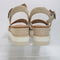 Womens TOMS Diana Woven Wedge Sandals Champagne Metallic Basket Weave