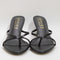 Womens Office Melody  Toe Post Sandals Black