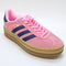 Womens Adidas Gazelle Bold W Pink Glow Victory Blue Gum Uk Size 4