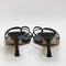 Womens Office Melody  Toe Post Sandals Black