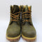 Mens Timberland 6 In Buck Boots Olive Brown Leather Uk Size 7