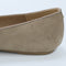 Womens Office Fabulous Pointed Slipper Cut Ballets Taupe