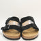 Mens Birkenstock Arizona Two Strap Sandals Black Suede Uk Size 9