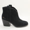 Womens Toms Constance Western Boots Black Suede Uk Size 4