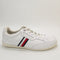 Tommy Hilfiger Classic Lo Cupsole Leather White Navy Red Stripe Uk Size 7