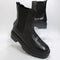 Womens OFFICE Ace Cleat Sole Chelsea Boots Black Leather