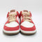 Nike Dunk Low Sport Red Sheen Sail Medium Brown Trainers