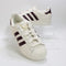 adidas Superstar Il Trainers Offwhite Maroon Gold Metallic